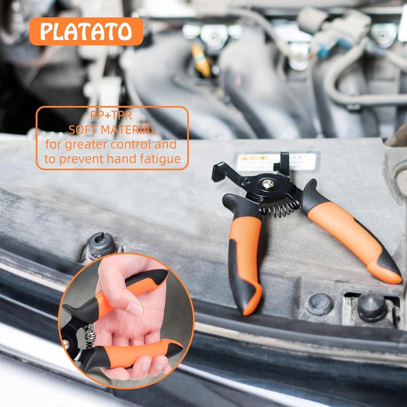 PLATATO EVAP and Fuel Line Disconnect Tool Electrical Disconnect Pliers 85 Degree Universal Automotive Electrical Connector Pliers - Image 5